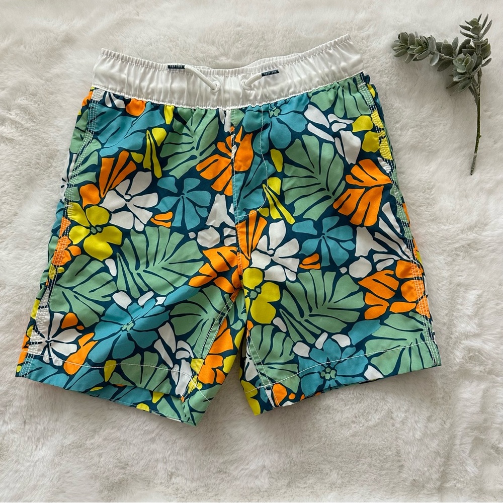 Gap Factory | EUC - Multi Floral Swim Trunks - Size M